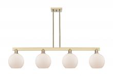 Innovations Lighting 716-4I-CB-G121-8 - Athens - 4 Light - 51 inch - Champagne Bronze - Stem hung - Island Light