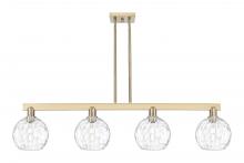 Innovations Lighting 716-4I-CB-G1215-8 - Athens Water Glass - 4 Light - 51 inch - Champagne Bronze - Stem hung - Island Light