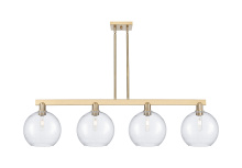 Innovations Lighting 716-4I-CB-G124-10 - Athens - 4 Light - 53 inch - Champagne Bronze - Stem hung - Island Light