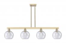 Innovations Lighting 716-4I-CB-G124-8 - Athens - 4 Light - 51 inch - Champagne Bronze - Stem hung - Island Light