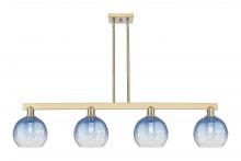 Innovations Lighting 716-4I-CB-G483-8SB - Brookhaven Globe - 4 Light - 48 inch - Champagne Bronze - Stem hung - Island Light