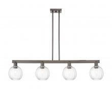 Innovations Lighting 716-4I-OB-G458-7CL - Preston Globe - 4 Light - 48 inch - Oil Rubbed Bronze - Stem hung - Island Light