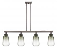 Innovations Lighting 716-4I-OB-G480-6SL - Brookhaven Almond - 4 Light - 48 inch - Oil Rubbed Bronze - Stem hung - Island Light