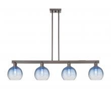 Innovations Lighting 716-4I-OB-G483-8SB - Brookhaven Globe - 4 Light - 48 inch - Oil Rubbed Bronze - Stem hung - Island Light