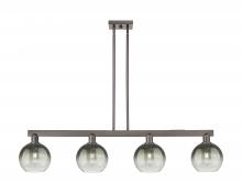 Innovations Lighting 716-4I-OB-G483-8SL - Brookhaven Globe - 4 Light - 48 inch - Oil Rubbed Bronze - Stem hung - Island Light