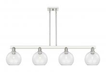 Innovations Lighting 716-4I-PC-G122-8 - Athens - 4 Light - 51 inch - Polished Chrome - Stem hung - Island Light