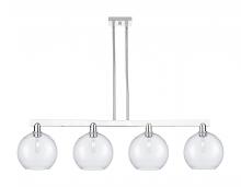 Innovations Lighting 716-4I-PC-G124-10 - Athens - 4 Light - 53 inch - Polished Chrome - Stem hung - Island Light