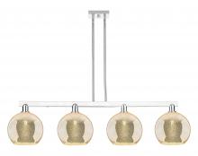 Innovations Lighting 716-4I-PC-G128-10 - Athens - 4 Light - 53 inch - Polished Chrome - Stem hung - Island Light