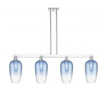 Innovations Lighting 716-4I-PC-G484-7SB - Brookhaven Flute - 4 Light - 48 inch - Polished Chrome - Stem hung - Island Light