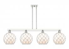 Innovations Lighting 716-4I-PN-G121-10RW - Farmhouse Rope - 4 Light - 53 inch - Polished Nickel - Stem hung - Island Light