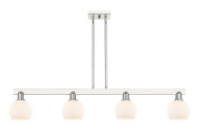 Innovations Lighting 716-4I-PN-G121-6 - Athens - 4 Light - 49 inch - Polished Nickel - Stem hung - Island Light