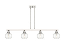 Innovations Lighting 716-4I-PN-G122-6 - Athens - 4 Light - 49 inch - Polished Nickel - Stem hung - Island Light