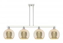 Innovations Lighting 716-4I-PN-G128-10 - Athens - 4 Light - 53 inch - Polished Nickel - Stem hung - Island Light