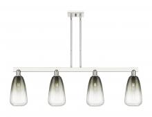 Innovations Lighting 716-4I-PN-G480-6SL - Brookhaven Almond - 4 Light - 48 inch - Polished Nickel - Stem hung - Island Light