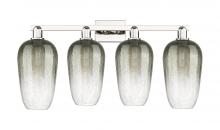 Innovations Lighting 716-4I-PN-G484-7SL - Brookhaven Flute - 4 Light - 48 inch - Polished Nickel - Stem hung - Island Light