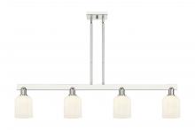 Innovations Lighting 716-4I-PN-G559-5GWH - Bridal Veil - 4 Light - 48 inch - Polished Nickel - Stem hung - Island Light