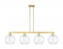 Innovations Lighting 716-4I-SG-G122-10 - Athens - 4 Light - 53 inch - Satin Gold - Stem hung - Island Light
