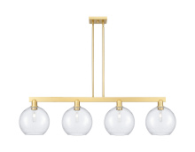 Innovations Lighting 716-4I-SG-G124-10 - Athens - 4 Light - 53 inch - Satin Gold - Stem hung - Island Light