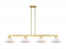 Innovations Lighting 716-4I-SG-G131 - Orwell - 4 Light - 51 inch - Satin Gold - Stem hung - Island Light