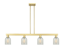 Innovations Lighting 716-4I-SG-G2511 - Caledonia - 4 Light - 48 inch - Satin Gold - Stem hung - Island Light