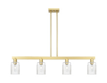 Innovations Lighting 716-4I-SG-G342 - Hadley - 4 Light - 47 inch - Satin Gold - Stem hung - Island Light
