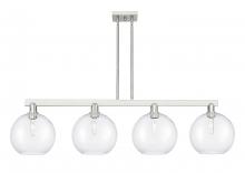 Innovations Lighting 716-4I-SN-G122-10 - Athens - 4 Light - 53 inch - Brushed Satin Nickel - Stem hung - Island Light