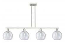 Innovations Lighting 716-4I-SN-G124-8 - Athens - 4 Light - 51 inch - Brushed Satin Nickel - Stem hung - Island Light