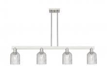 Innovations Lighting 716-4I-SN-G559-5CL - Bridal Veil - 4 Light - 48 inch - Brushed Satin Nickel - Stem hung - Island Light