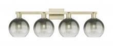 Innovations Lighting 716-4W-AB-G483-8SL - Brookhaven Globe - 4 Light - 36 inch - Antique Brass - Bath Vanity Light