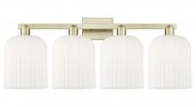Innovations Lighting 716-4W-AB-G559-8GWH - Bridal Veil - 4 Light - 35 inch - Antique Brass - Bath Vanity Light