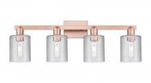 Innovations Lighting 716-4W-AC-G112 - Cobbleskill - 4 Light - 32 inch - Antique Copper - Bath Vanity Light