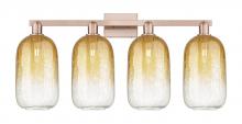 Innovations Lighting 716-4W-AC-G482-7AM - Brookhaven Cloche - 4 Light - 36 inch - Antique Copper - Bath Vanity Light