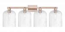 Innovations Lighting 716-4W-AC-G559-8SDY - Bridal Veil - 4 Light - 35 inch - Antique Copper - Bath Vanity Light