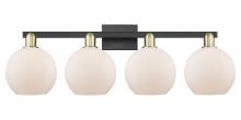 Innovations Lighting 716-4W-BAB-G121-8 - Athens - 4 Light - 35 inch - Black Antique Brass - Bath Vanity Light