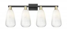 Innovations Lighting 716-4W-BAB-G480-6OP - Brookhaven Almond - 4 Light - 36 inch - Black Antique Brass - Bath Vanity Light