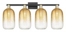 Innovations Lighting 716-4W-BAB-G482-7AM - Brookhaven Cloche - 4 Light - 36 inch - Black Antique Brass - Bath Vanity Light