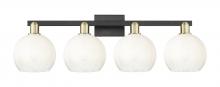 Innovations Lighting 716-4W-BAB-G483-8OP - Brookhaven Globe - 4 Light - 36 inch - Black Antique Brass - Bath Vanity Light