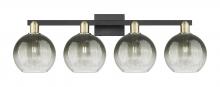 Innovations Lighting 716-4W-BAB-G483-8SL - Brookhaven Globe - 4 Light - 36 inch - Black Antique Brass - Bath Vanity Light