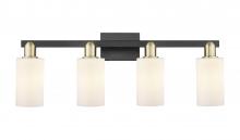 Innovations Lighting 716-4W-BAB-G801 - Clymer - 4 Light - 31 inch - Black Antique Brass - Bath Vanity Light