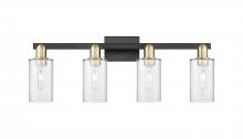 Innovations Lighting 716-4W-BAB-G802 - Clymer - 4 Light - 31 inch - Black Antique Brass - Bath Vanity Light