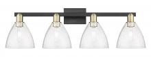 Innovations Lighting 716-4W-BAB-GBD-754 - Bristol - 4 Light - 35 inch - Black Antique Brass - Bath Vanity Light