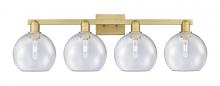 Innovations Lighting 716-4W-BB-G124-8 - Athens - 4 Light - 35 inch - Brushed Brass - Bath Vanity Light