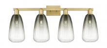 Innovations Lighting 716-4W-BB-G480-6SL - Brookhaven Almond - 4 Light - 36 inch - Brushed Brass - Bath Vanity Light