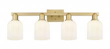 Innovations Lighting 716-4W-BB-G559-5GWH - Bridal Veil - 4 Light - 36 inch - Brushed Brass - Bath Vanity Light