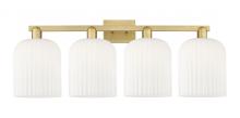 Innovations Lighting 716-4W-BB-G559-8GWH - Bridal Veil - 4 Light - 35 inch - Brushed Brass - Bath Vanity Light