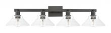 Innovations Lighting 716-4W-BK-G132 - Orwell - 4 Light - 35 inch - Matte Black - Bath Vanity Light