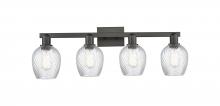 Innovations Lighting 716-4W-BK-G292 - Salina - 4 Light - 33 inch - Matte Black - Bath Vanity Light