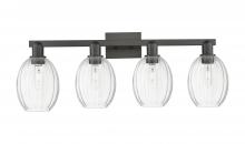 Innovations Lighting 716-4W-BK-G459-6CL - Preston Bulb - 4 Light - 36 inch - Matte Black - Bath Vanity Light
