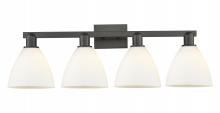 Innovations Lighting 716-4W-BK-GBD-751 - Bristol - 4 Light - 35 inch - Matte Black - Bath Vanity Light