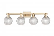 Innovations Lighting 716-4W-CB-G122C-6CL - Athens - 4 Light - 33 inch - Champagne Bronze - Bath Vanity Light